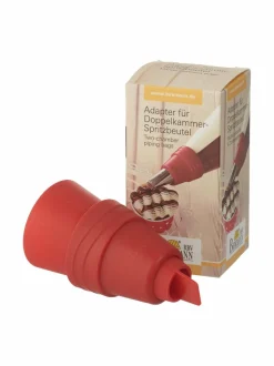 Adapteri kaksiosaiseen pursotinpussiin