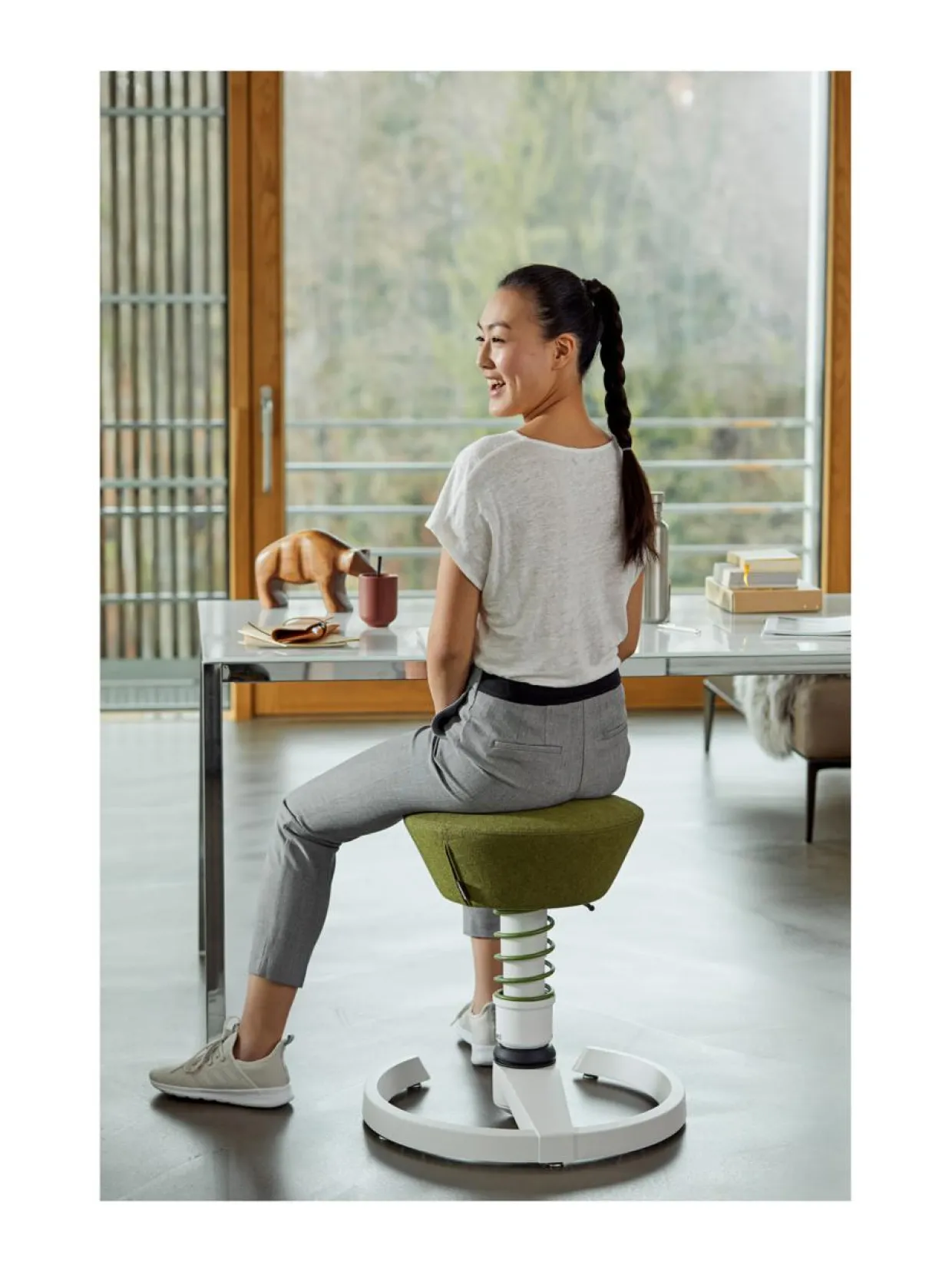 Aeris Swopper, platinan harmaa villakangas