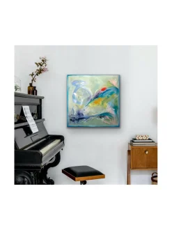 Aina ja ikuisesti, 100x100cm, öljyvärimaalaus, Pia Rydman