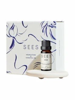 Aroma Stone & Lavender -tuoksukivi ja eteerinen öljy