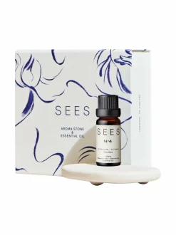 Aroma Stone & Lemon -tuoksukivi ja eteerinen öljy