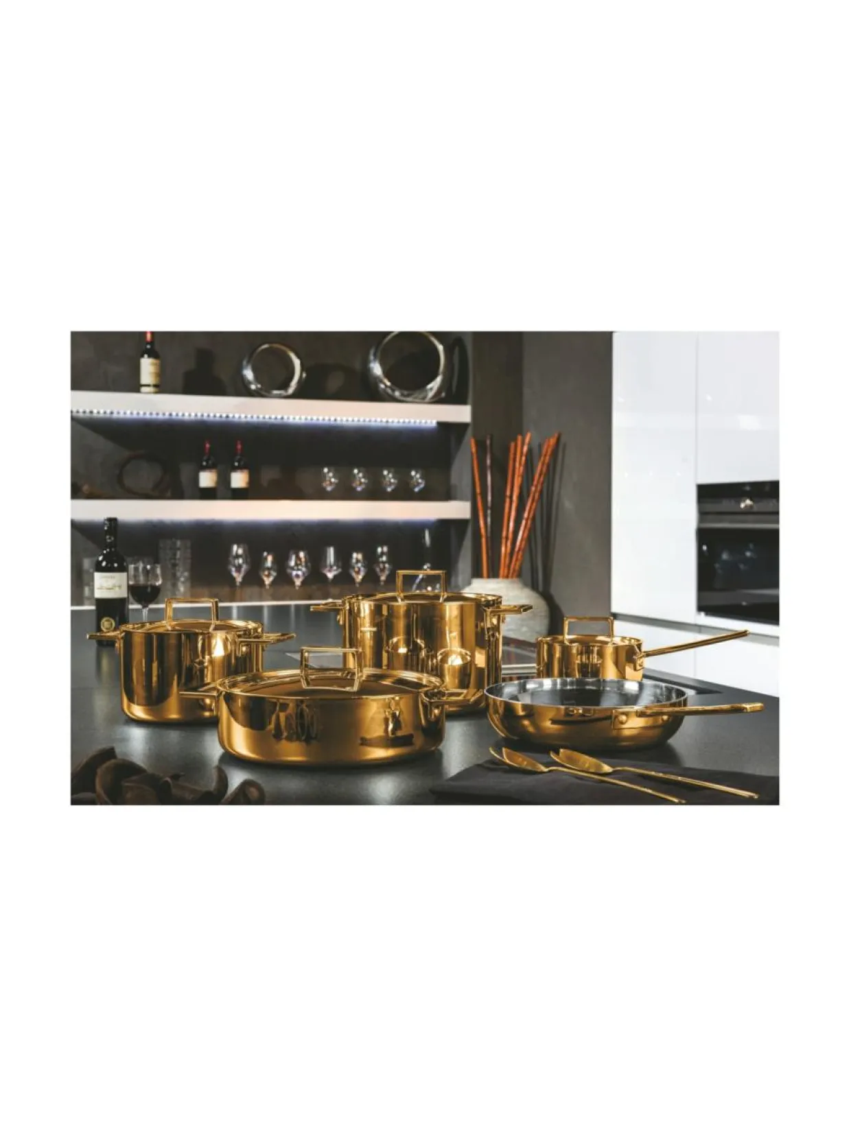 Attiva Oro -syvä kattila 3,5 l ja kansi 20 cm