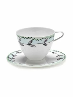 Blossom Milk Midnight Flowers -cappuccinokuppisetti, 2 kpl