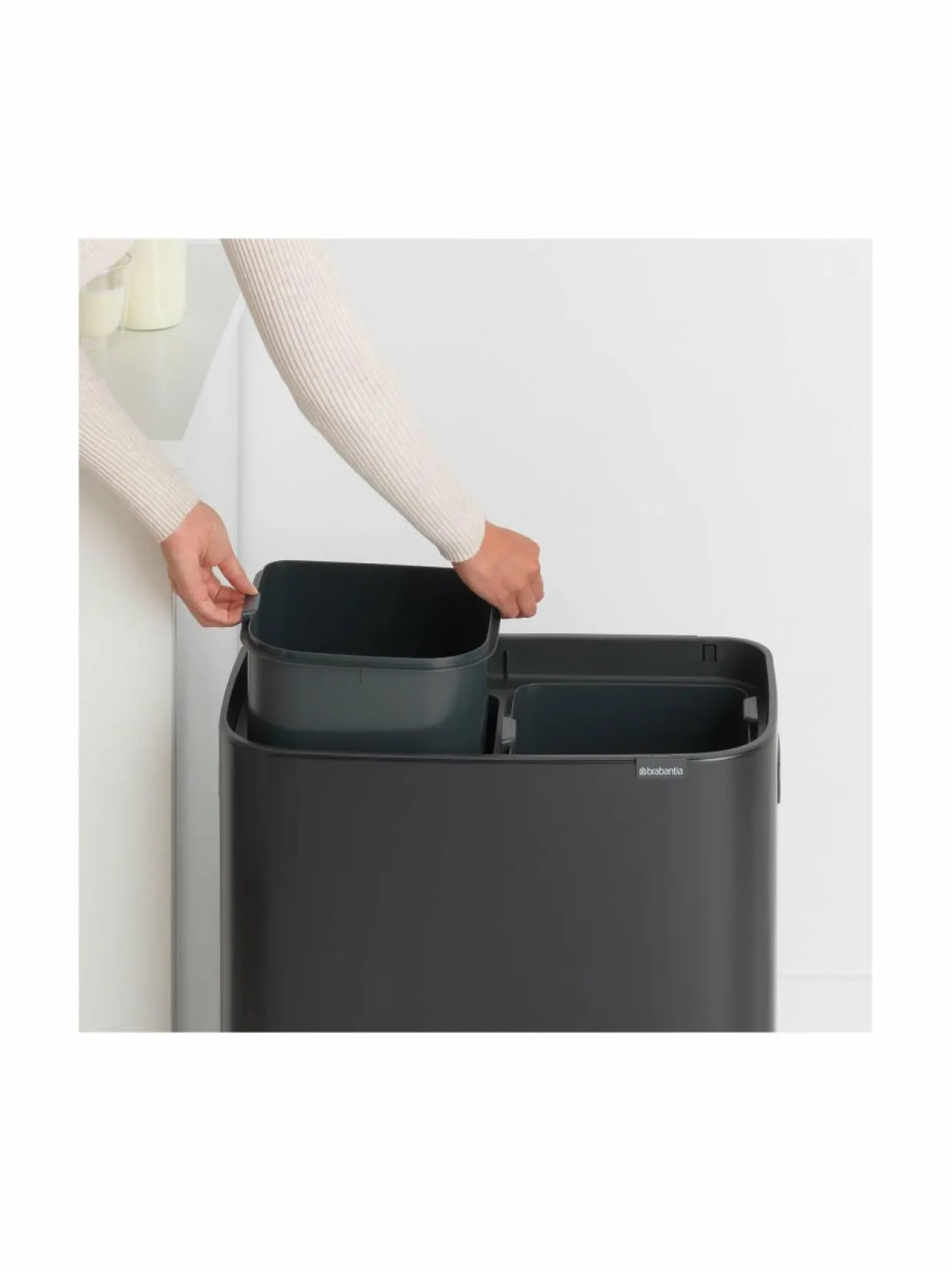 Bo Touch Bin -roska-astia 2 x 30 l