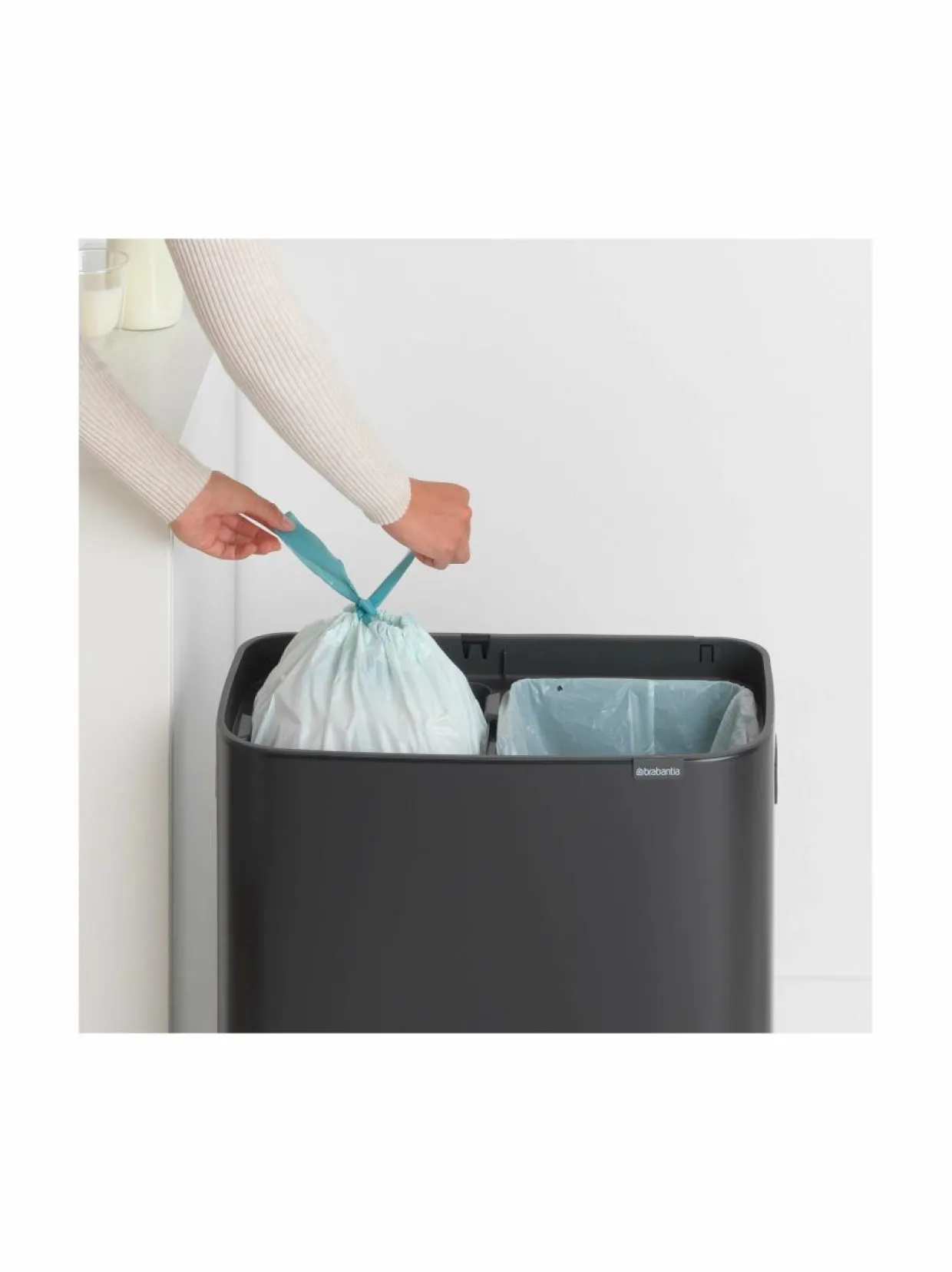 Bo Touch Bin -roska-astia 2 x 30 l