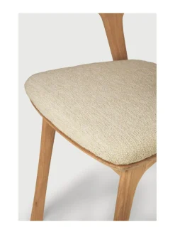 Bok ulkokaluste ruokapöydän tuoli, teak