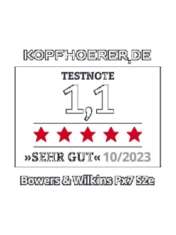 B&W PX7 S2e vastamelukuulokkeet, harmaa