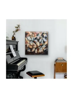 Cabaret, öljyvärimaalaus, 100x100 cm