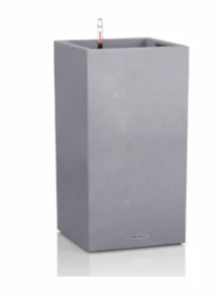 Canto Stone Harmaa Altakasteluruukku 40x40cm, korkeus 76cm + rullalevy