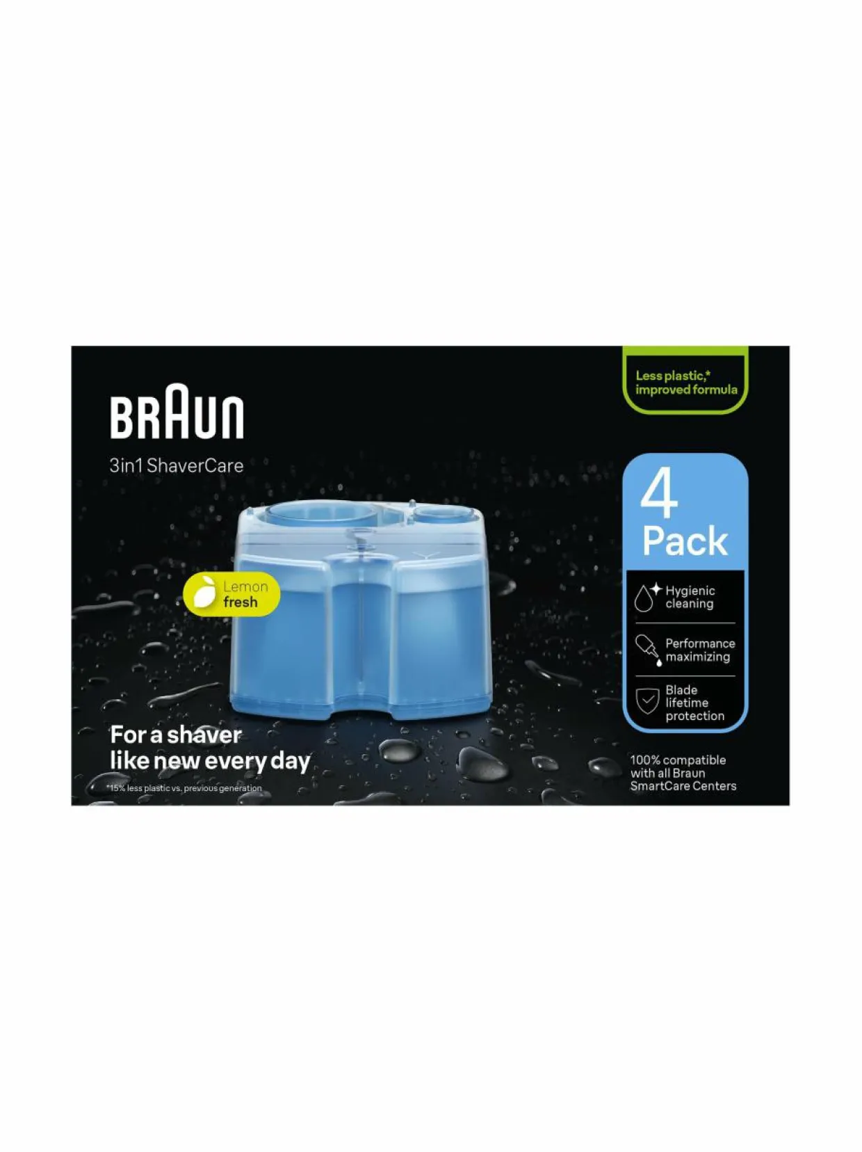 CCR4 ShaverCare Clean&Renew -puhdistuskasetti 4 kpl