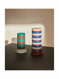 Column Medium -keraaminen kynttilänjalka