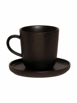 Coppa Kuro -espressokuppi 0,08 l ja lautanen