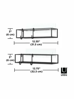 Cubiko-suihkuteline 2 kpl
