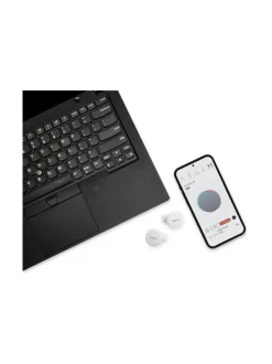 Denon PerL AH-C10PL langattomat vastamelunappikuulokkeet, valkoinen