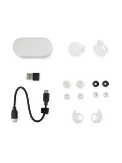 Denon PerL Pro AH-C15PL langattomat vastamelunappikuulokkeet, valkoinen