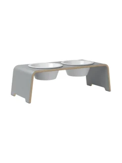 dogBar® Classic korotettu ruokakuppiteline - Harmaa