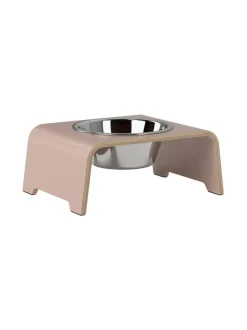 dogBar® Single korotettu ruokakuppi - Vanha roosa