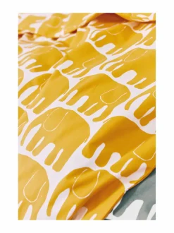 Elefantti-pussilakanasetti 150 x 210 cm + 50 x 60 cm