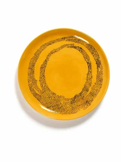Feast Sunny Swirl Dots -lautanen ⌀ 22,5 cm
