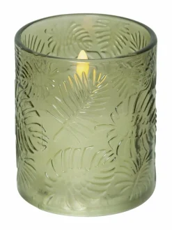 Flamme Leaf LED -kynttilä 8,5 x 8,5 x 10 cm