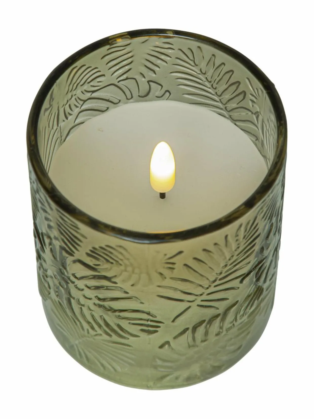 Flamme Leaf LED -kynttilä 8,5 x 8,5 x 10 cm