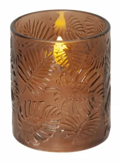 Flamme Leaf LED -kynttilä 8,5 x 8,5 x 10 cm