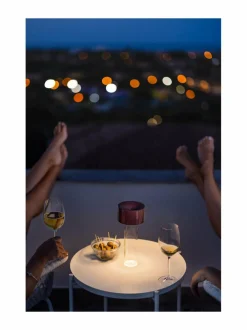 Fleur Burgundy -pöytävalaisin