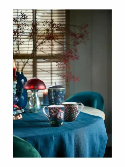 Flower Blues XL -posliinimuki 450 ml