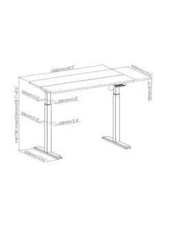GetUpDesk Elite sähkösäädettävä työpöytä