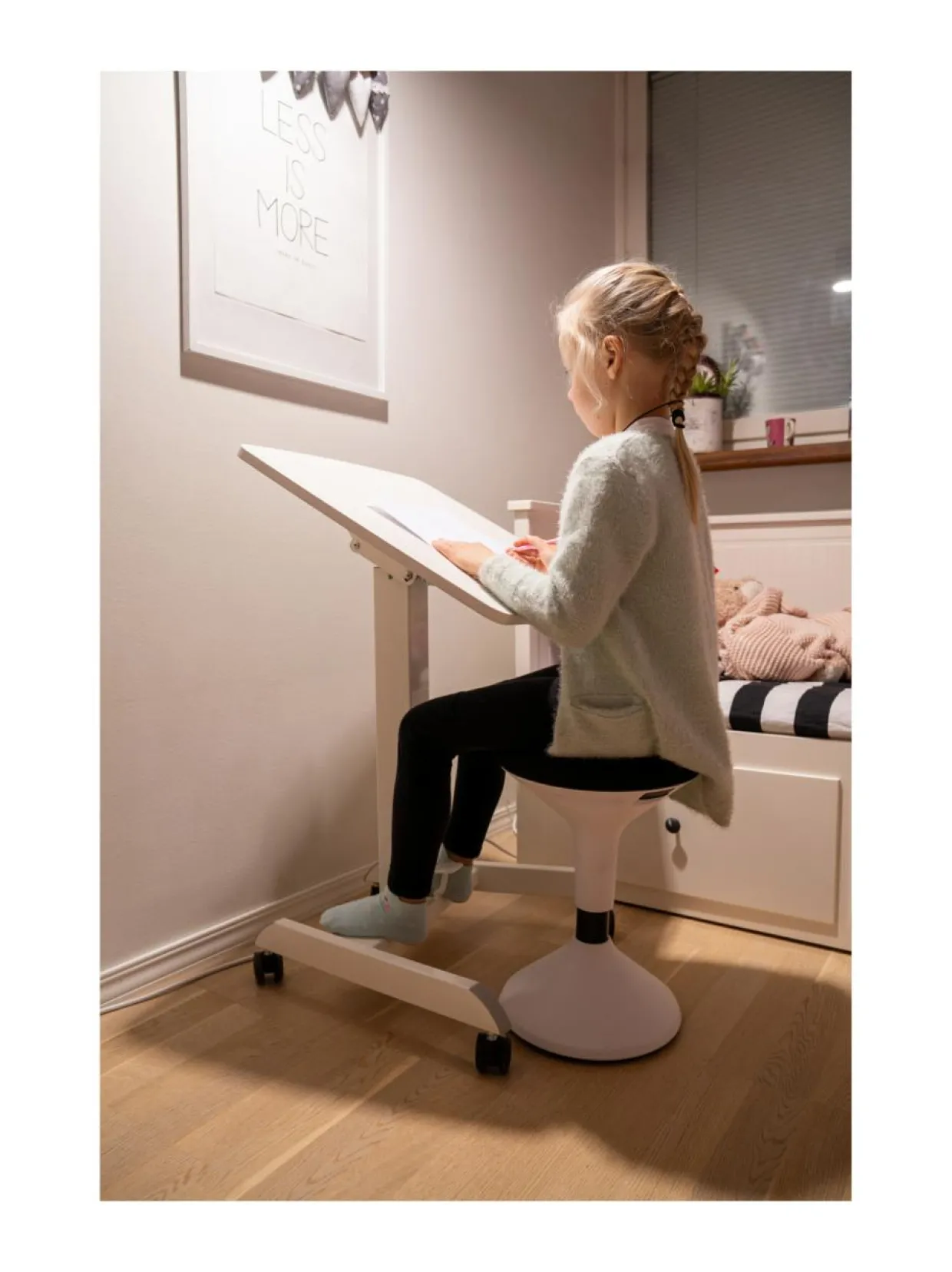 GetUpDesk Tilt, valkoinen