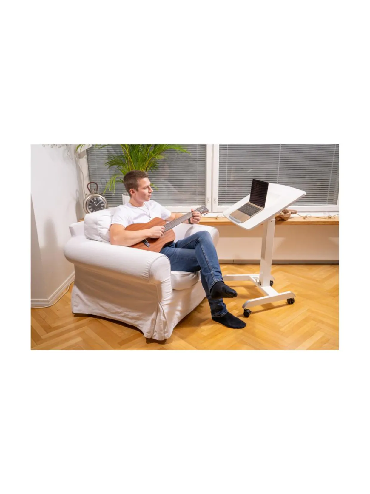 GetUpDesk Tilt, valkoinen