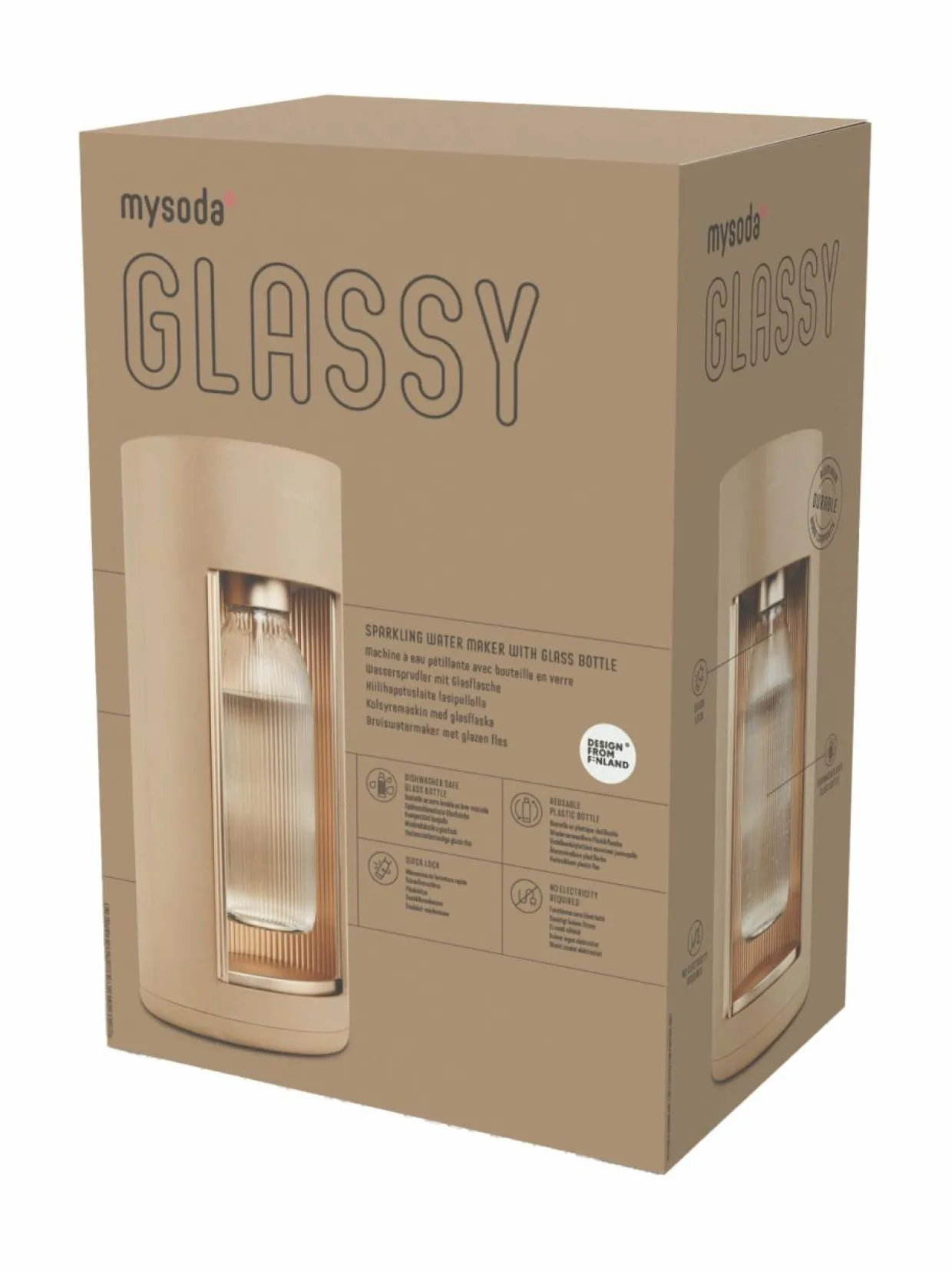 Glassy-hiilihapotuslaite