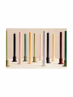 Hexagon Candle Pastel -steariinikynttilä, 4 kpl