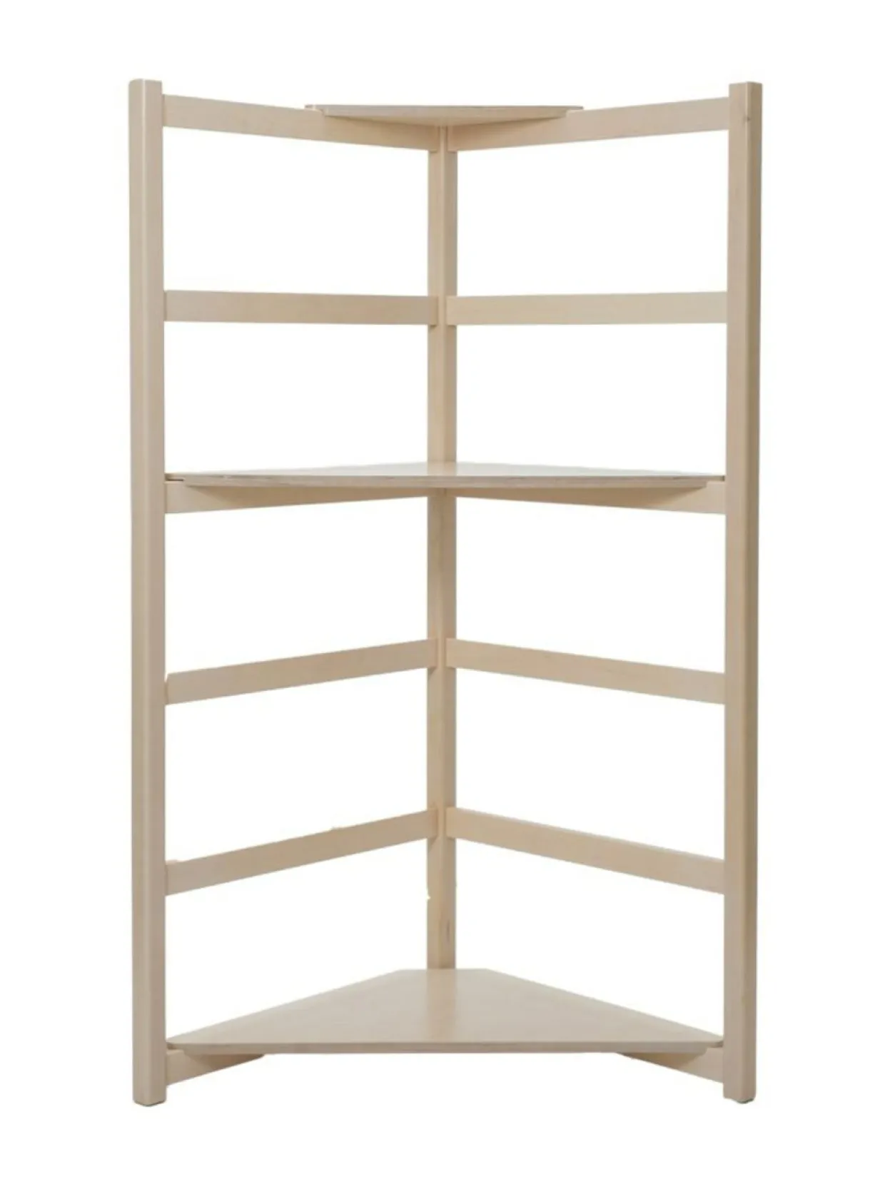 Hima Corner säädettävä työpiste ja hylly - Natural Birch