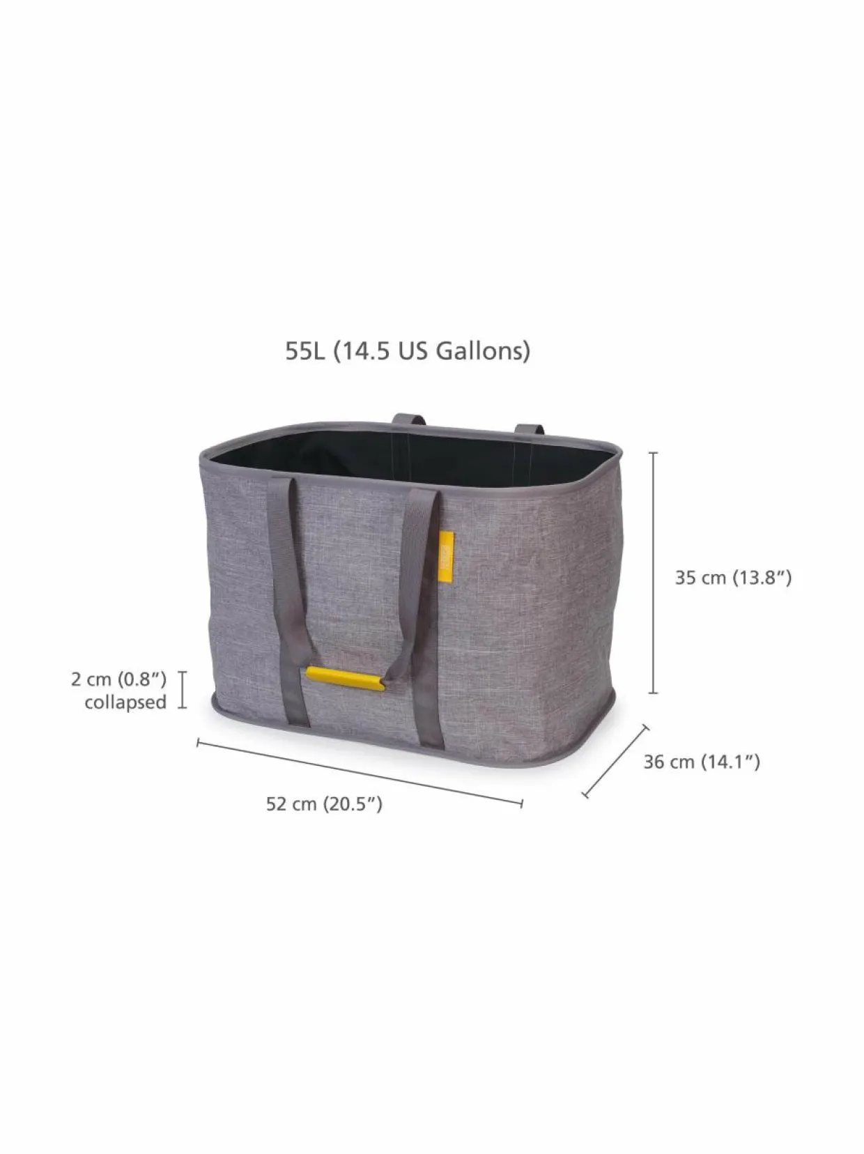 Hold-All Max -kokoontaittuva pyykkikori 55 L