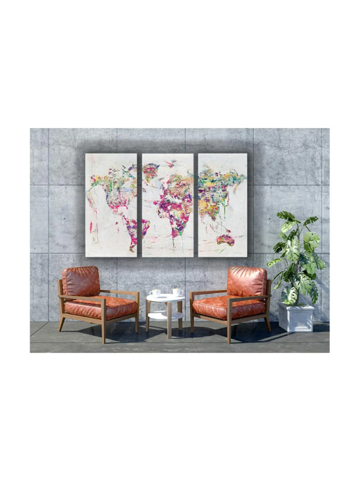 Jenniemilia Design, Connection pink akustiikkataulut, 3 * 60x120