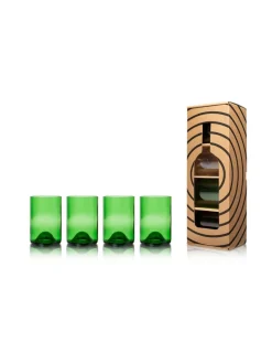 Juomalasi Rebottled 330ml Green (4kpl)