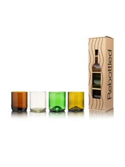 Juomalasi Rebottled 200ml Mixed (4kpl)