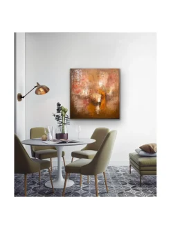 Jupiter, öljyvärimaalaus, 90x90 cm