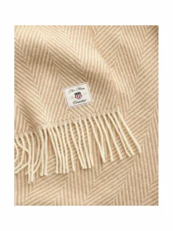 Kalanruotokuvioinen villainen torkkupeite