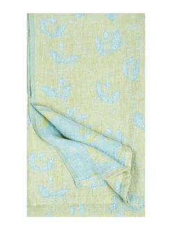 Kesäkukka-pellavapöytäliina 145 x 260 cm