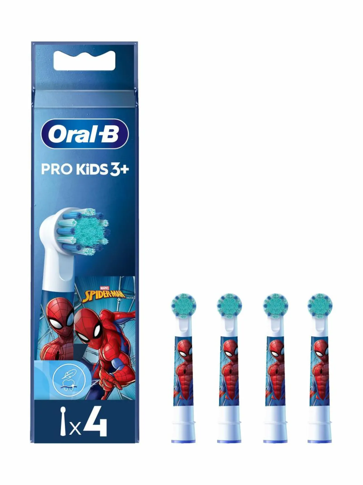 Kids 3+ Spiderman -hammaspäät 4-pack