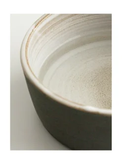 Koiran keraaminen ruokakulhosetti, 2 kulhoa, musta (ylöspäin levenevät kulhot)