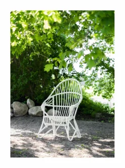 Korkea Lumikenkä -rottinkituoli 116 x 77 x 79 cm