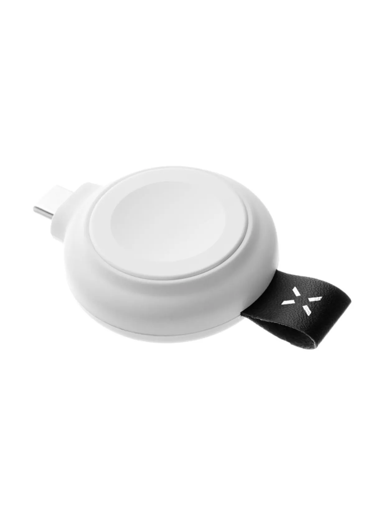 Langaton Apple Watch USB-C-laturi MFI Valkoinen