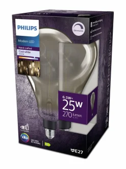 LED Giant Smoky Dimmable 6,5W E27 A160 -lamppu