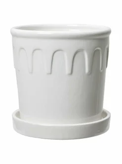 Lykke- ruukku ja aluslautanen 14 x 13 cm