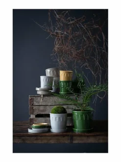 Lykke- ruukku ja aluslautanen 12 x 11 cm