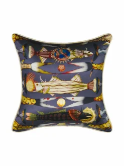 Misto Mare Fish Silk Cushion Cover -silkkityynynpäällinen