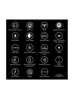 Naim Mu-so 2nd Generation musiikkijärjestelmä, alu/musta